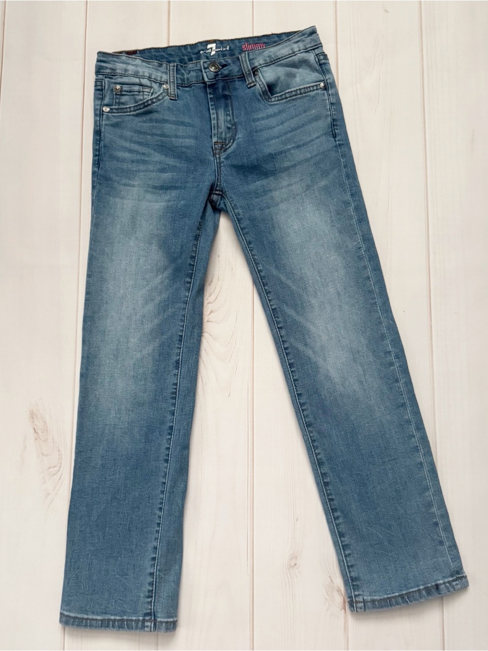 7 For All Mankind Girls Straight Leg Jeans